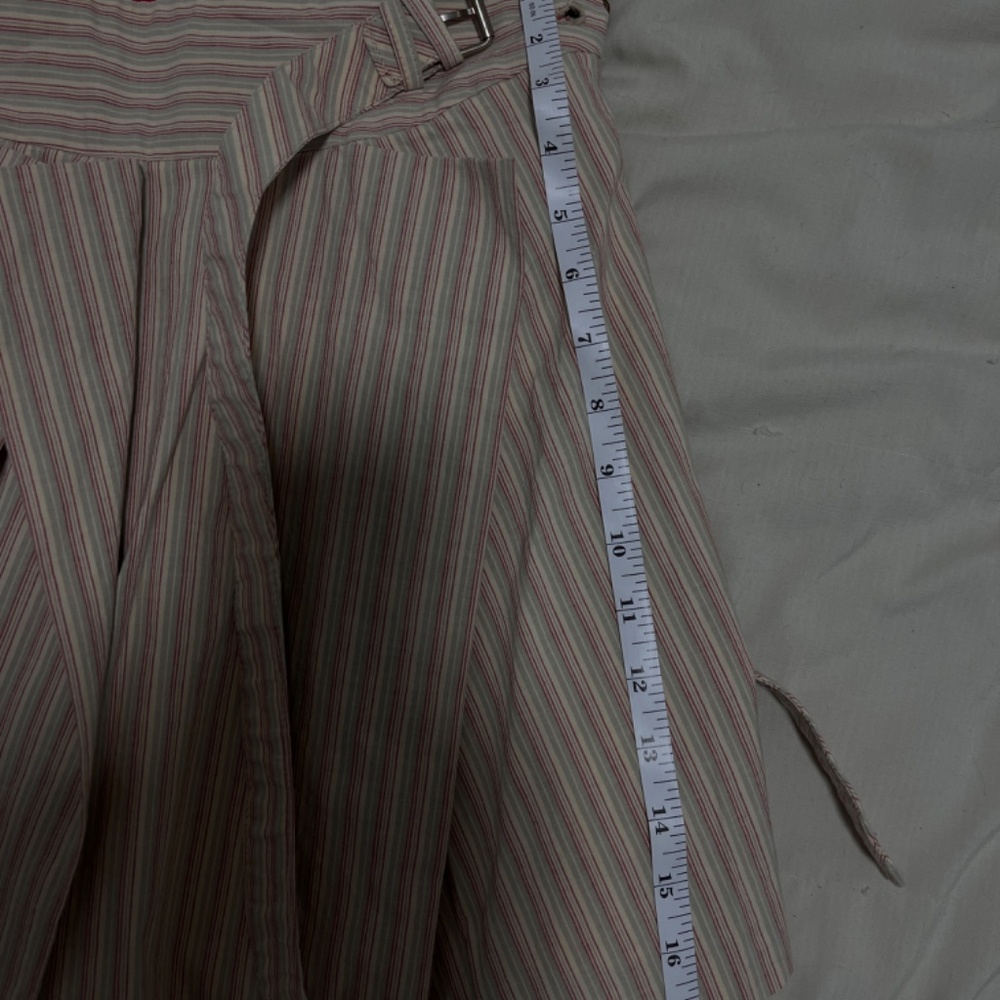Vivienne Westwood - Candy Striped Assymetrical Pleated Skirt - Picture 9 of 11